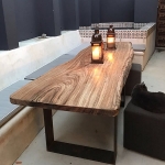 Wooden Slab Table