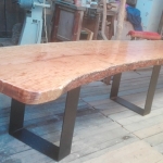 live edge slab table